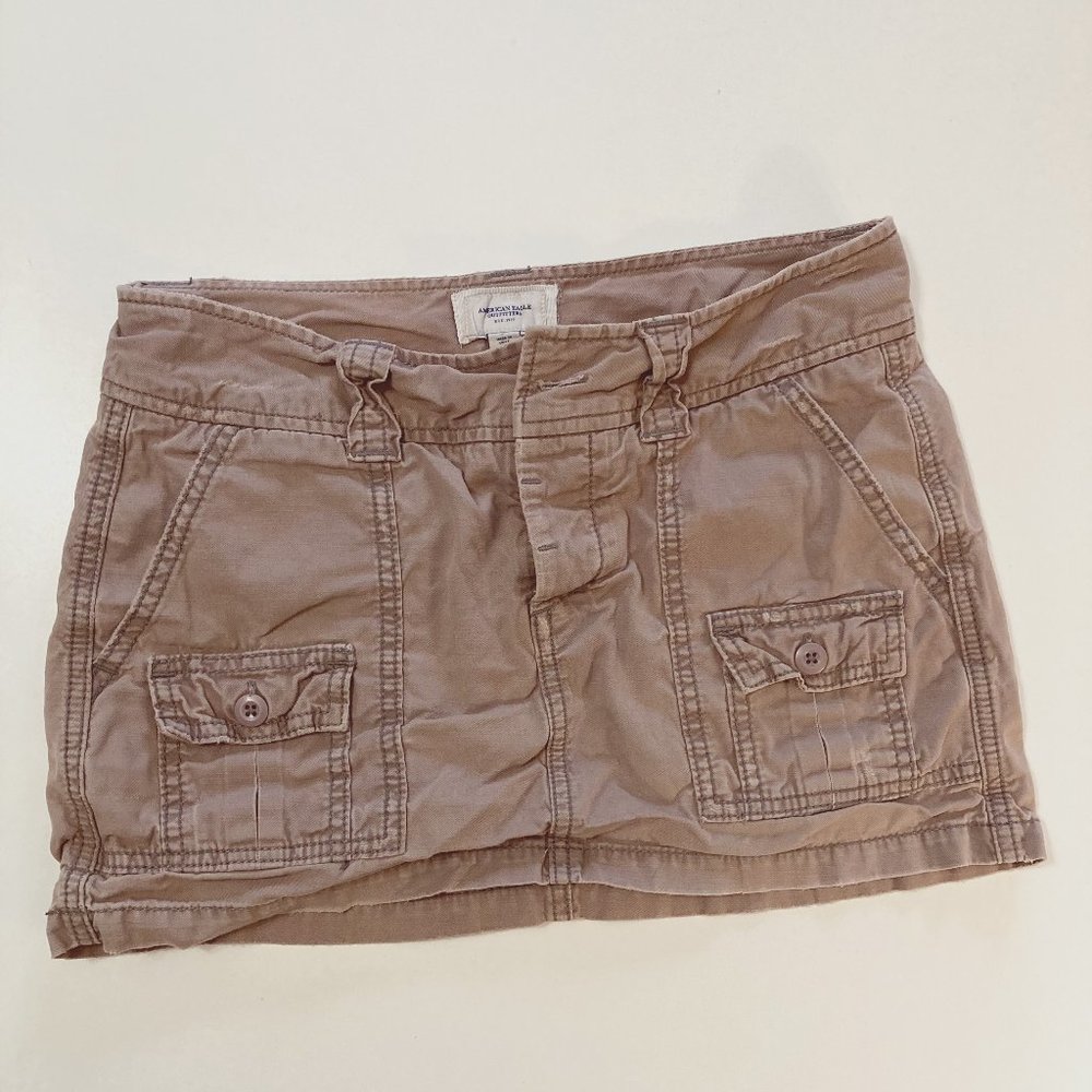 American Eagle Denim Mini Skirt Size 0